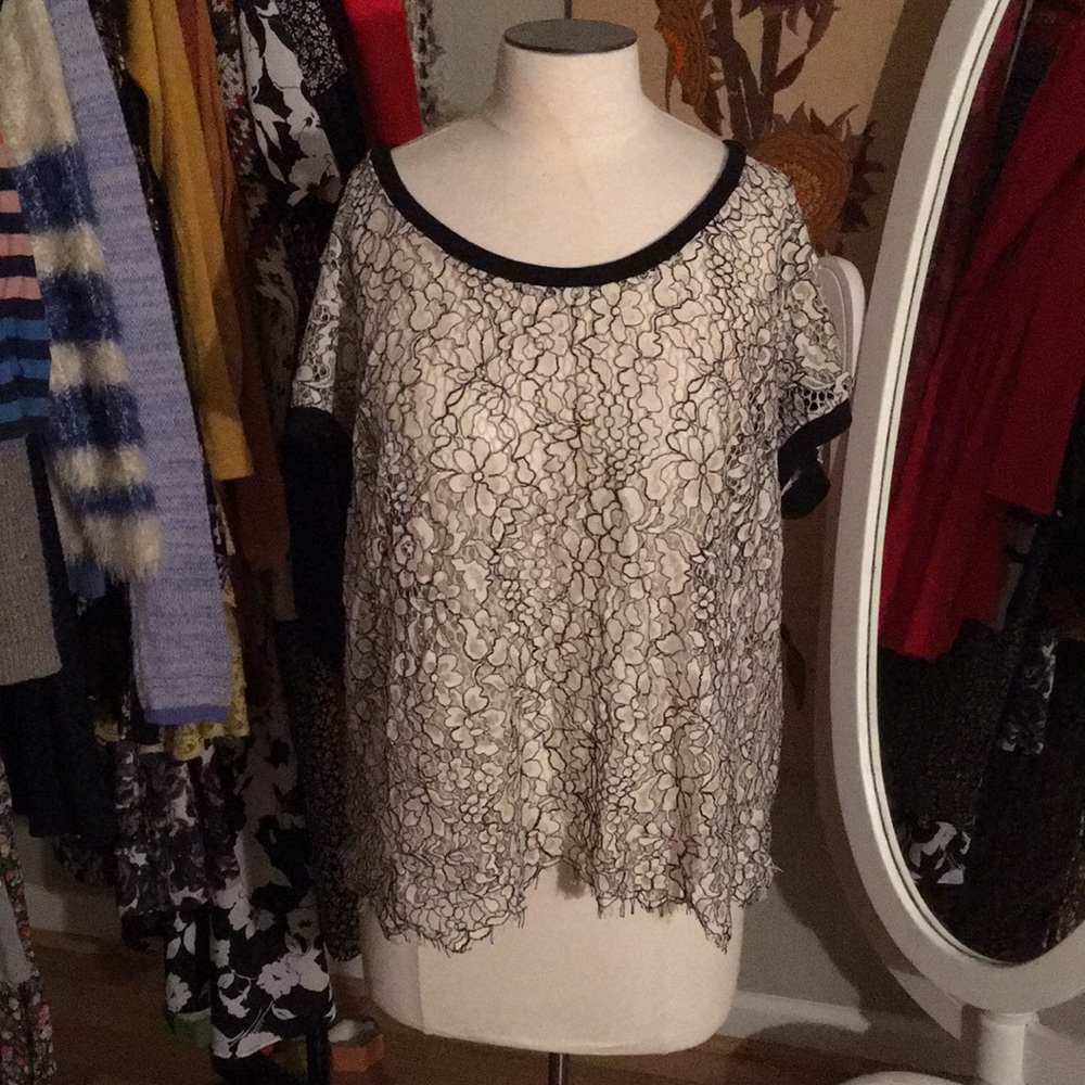 Laced Hi-Low Torrid shirt